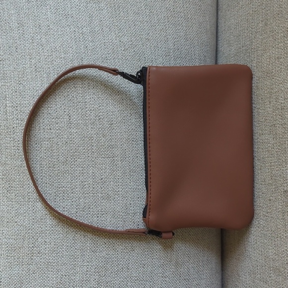 CALPAK Brown Vegan Leather Wristlet - Picture 2 of 3